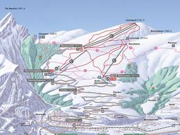 Pistenplan Tschappina/Urmein (Heinzenberg)