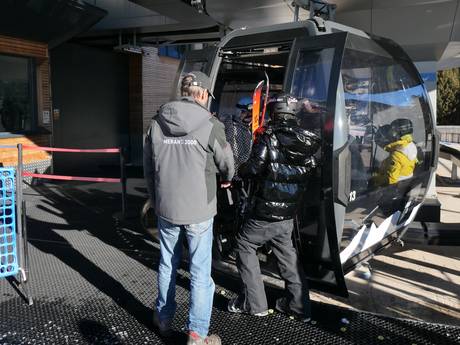 Sarntaler Alpen: Freundlichkeit der Skigebiete – Freundlichkeit Meran 2000