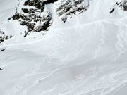 Ungesicherter freier Skiraum