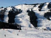 Breite Abfahrten in Les Gets