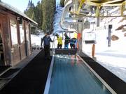 An der Sesselbahn ist das Personal immer präsent