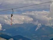Blick auf das tiefergelegene Vinschgau
