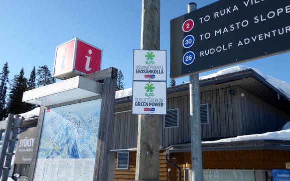 Nordösterbotten: Umweltfreundlichkeit der Skigebiete – Umweltfreundlichkeit Ruka