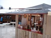 Schneebar an der Talstation