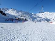 Leichte Piste in Val Thorens
