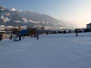 Ideales Gelände für die ersten Schwünge