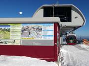 Informationstafel an der Mittelstation