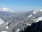 Blick vom Grafenberg zu den Abfahrten am Griessenkareck
