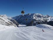 Piste bei der Gondelbahn Tagliede Costaccia