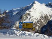 Ausschilderung am Blauspitz
