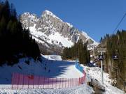 Leichte Talabfahrt Bellaria nach San Martino di Castrozza