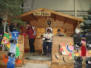 Tom's Hütte in der Skihalle