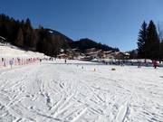 Übungswiese an der Talstation Flying Mozart
