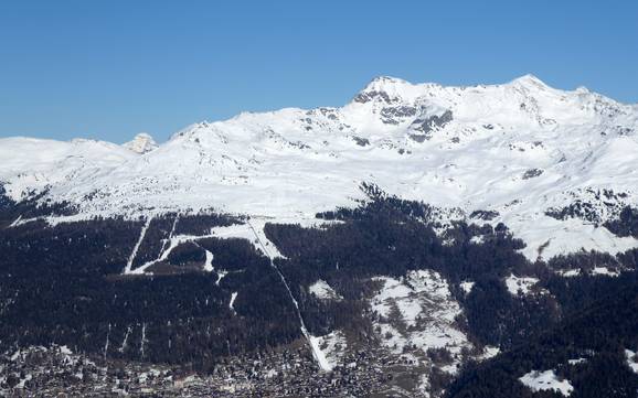 Höchstes Skigebiet im Val d'Anniviers – Skigebiet Saint Luc/Chandolin (Anniviers)