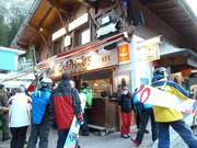 Après-Ski beim Restaurant Wilde Grube an der Talstation