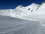 Leichte Piste 6 im Skigebiet
