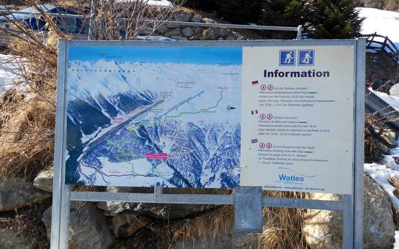 Obervinschgau: Orientierung in Skigebieten – Orientierung Watles – Mals