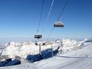 Ice Flyer - 6er Hochgeschwindigkeits-Sesselbahn (kuppelbar) mit Abdeckhauben