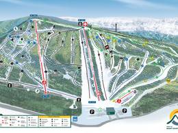 Pistenplan Mont-Saint-Mathieu