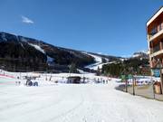 Übungsgelände vor der Skistar Lodge