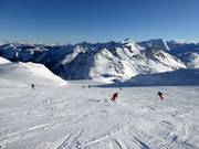 Mittelschwere Abfahrt an der Seekarspitzbahn