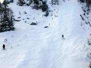 Freier Skiraum unter dem Powder Shuttle