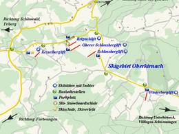 Pistenplan Brigachlift – Oberkirnach (St. Georgen)