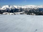 Sehr gute Pistenpräparierung