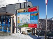Informationstafel an der Bergstation Belalp