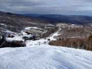 Piste Superstar mit Blick zur K-1 Lodge