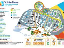 Pistenplan Vallée Bleue