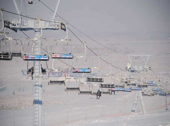 Davkhia - 4er Sesselbahn fix geklemmt