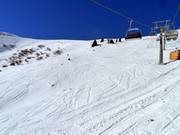 Tiefschneehänge am Passo Feudo