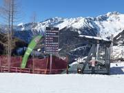 Pistenausschilderung am Klausberg