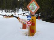 Orientierungstafeln Märchenabfahrt und Südabfahrt