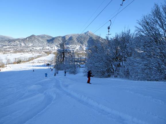 Zielhanglift - Schlepplift mit T-Bügel/Anker