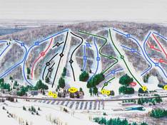 Pistenplan Peek'n Peak