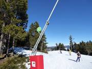 Pistenausschilderung im Skigebiet Les Angles