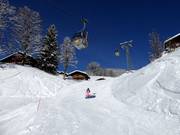 Leichte Piste Bodmi zur Talstation