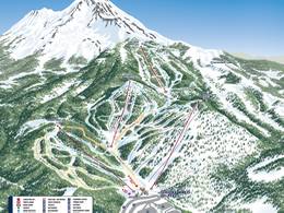 Pistenplan Mt. Shasta Ski Park