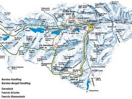 Pistenplan Bernina Heliski