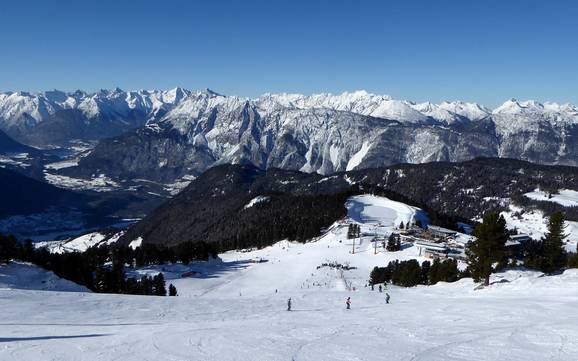 Skifahren im Geltungsbereich des SKI plus CITY Pass Stubai Innsbruck