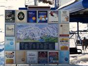 Pistenplan an der Talstation