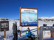 Pistenplan an der Bergstation