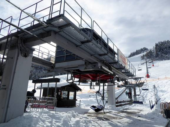 Kreithbahn - 3er Sesselbahn fix geklemmt