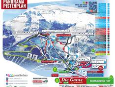 Pistenplan Brunnalm/Hohe Veitsch – Veitsch (St. Barbara im Mürztal)
