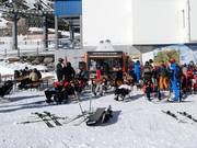 Cable Bar an der Mittelstation Fernau