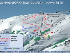 Pistenplan Bruncu Spina