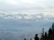 Blick von der Bergstation zur Hohen Tatra