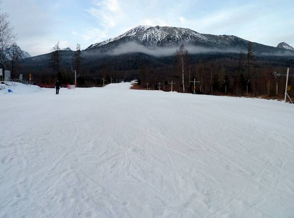 Blick auf die Piste Jakubkova Lúka